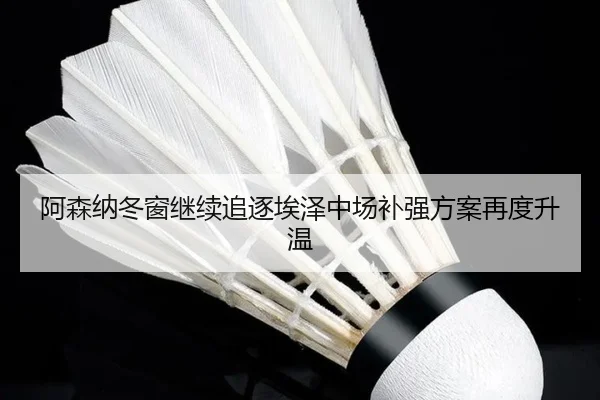 阿森纳冬窗继续追逐埃泽中场补强方案再度升温